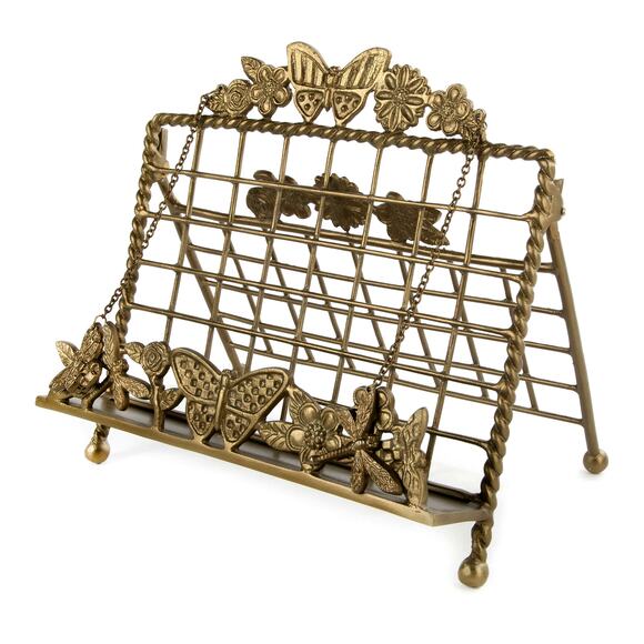 Brand New Mackenzie-Childs Butterfly Cookbook Stand - Picture 1 of 10